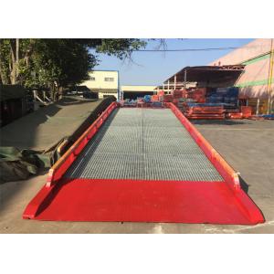 Quality 32# &quot; H &quot; Beam Mobile Container Dock Ramp With Adjust Range 1200 ~ 1700mm for sale