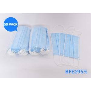 Foldable Easy Carrying Disposable Surgical Face Mask Good Air Permeability