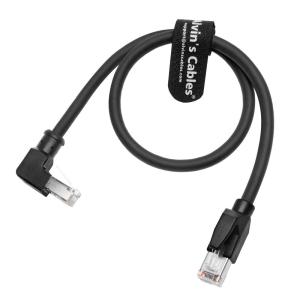 Alvin's Cables 90° Up Angle Cat6 Cable 1m Shielded Profinet PLC