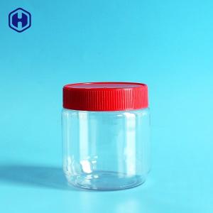 Small Size Leak Proof Plastic Jars With Red Screw Top Fully Airtight