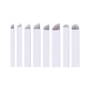 0.25mm Eyebrow Manual PMU Sterile Tattoo Needles Microblading Blade