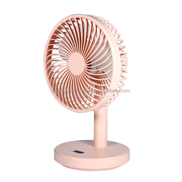 USB Table Fan for Laptop Cooling Adjustable Height Portable 3.3-14H Working Time