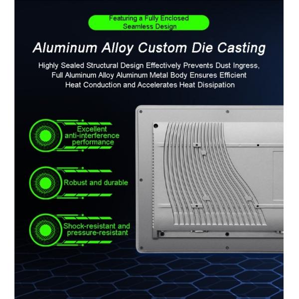 21.5-inch Embedded Industrial Display HMI Panel PC IP65 Waterproof Lcd Touch Monitor