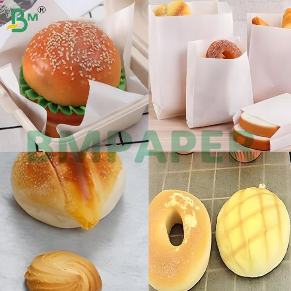 30-80 GSM High Temperature Resistance Greaseproof Paper for food 30-80 GSM High Temperature Resistance Greaseproof Paper for food