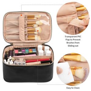 Makeup Bag, Portable Cosmetic Bag, Large Capacity Travel Makeup Case Organizer,