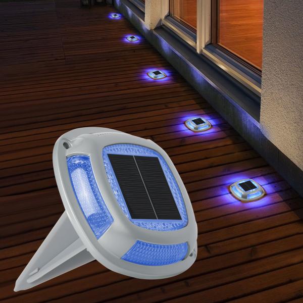 Waterproof Solar LED Garden Dock Light Made of Aluminum Material with 1.2V/600mah Battery and 2V/140ma Solar Panel