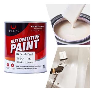 Automotive Weather Resistant 1K Purple Pearl Car Paint with Clear Coat and Hardener