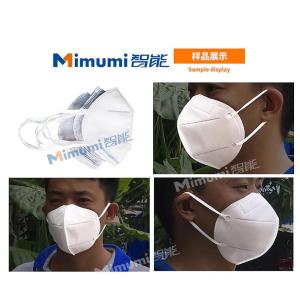 N95 Folding Non Woven Face Mask Making Machine 1800Kgs Weight