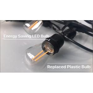 S14 LED String Lights E27 Retro Edison Filament Bulb Christmas Decoration Patio