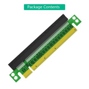 PCI Express 16X Riser Card 180-Degree 107.6mm Green