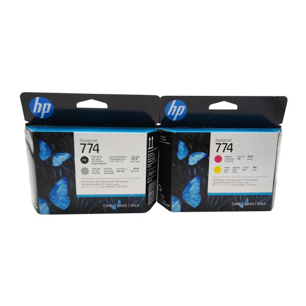 Original New Printhead For HP 774 P2V99A Magent And Yellow P2W00A Photo Black