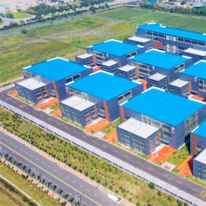 Customized Prefab Steel Warehouse Building with Sandwich Panel