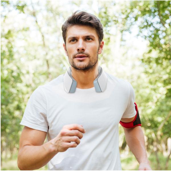 Stay Cool and Comfortable with Three Wind Speed Mini Rechargeable Hanging Neck Fan