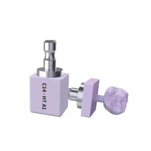 Manual Lithium Disilicate Glass Dental Material Cerec CAD CAM C14 Block For