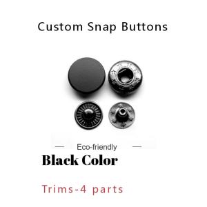 China 4 Parts 22L 24L Silver Concealed Metal Press Stud on sale