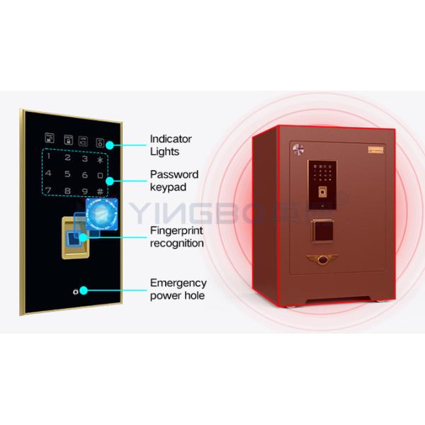 H580mm Solid Steel Luxury Smart Safe Box For Security YB/ZY-58