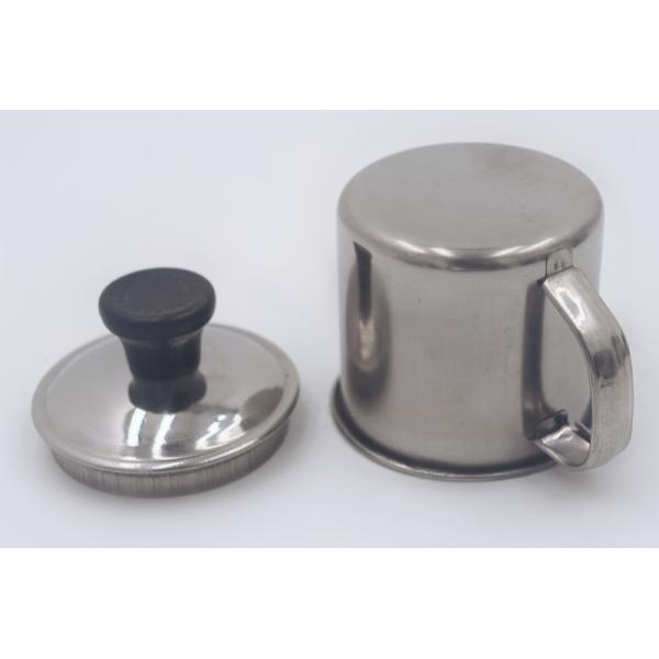 Buy 0.231cbm 13cm Bulk Items Stainless Steel Oil Pot at wholesale prices