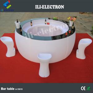PE Plastic led lighting furniture led portable bar