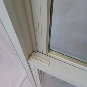 ISO9001 Glazed Tilt UPVC Double Hung Window Customized