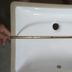 Porcelain Ada Compliant Commercial Bathroom Sinks Undermount Smooth Polished