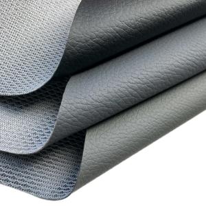 0.6mm-1.2mm Synthetic PVC Leather Fabric For Car Seat 58/60"