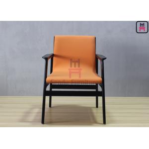 Indoor Upholstered Restaurant Chairs , Wood And Upholstered Dining Chairs