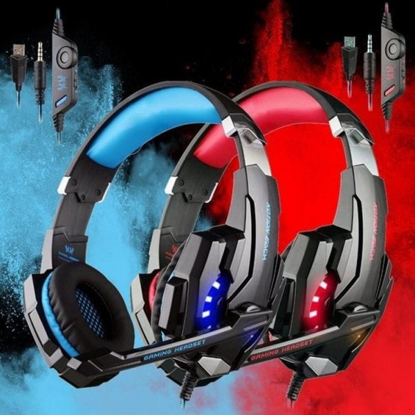 GlobalCrown G9000 Stereo Gaming Headset Over Ear Headphones with Noise