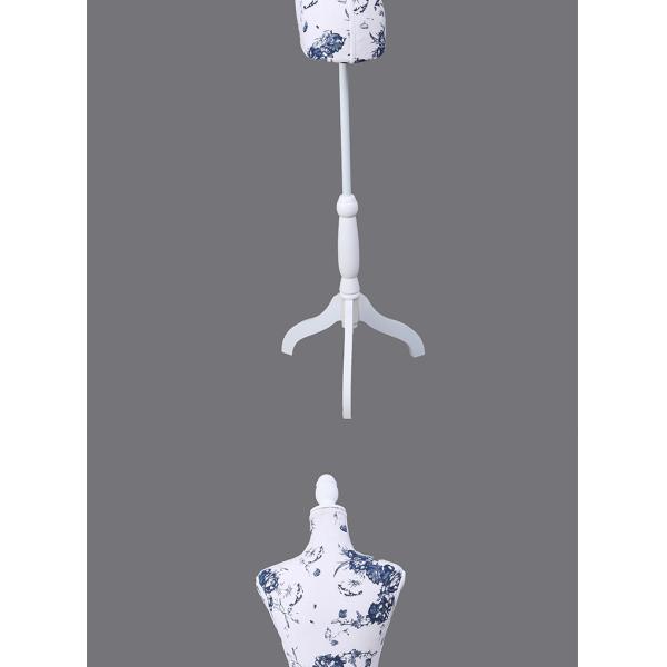 Factory direct sales foam cloth female model clothing display props bust printed linen cloth pin-inserable cloth