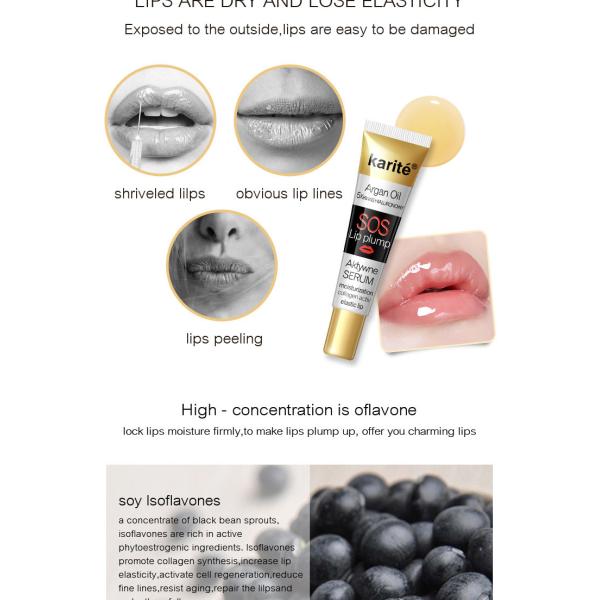 GMPC Lip Gloss Hydrated Moisturize Refine Dryness Wrinkles Enhances Lip Plump