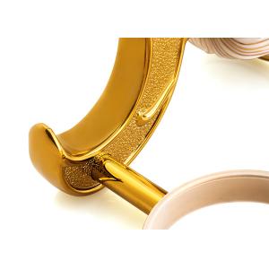 Plated Gold and Painted Soap Holder Bathroom Essentials Wall - Mounted