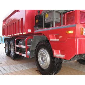 One Sleeper Cabin Sinotruk Tipper Truck , Howo Quarry Dump Truck 33cbm Capacity