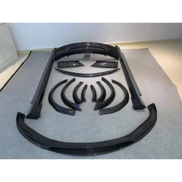 Selling Model S Carbon Fiber Body Kit for Model S Wide Bodyki Carbon Fiber Front Shovel Rear Diffuser Spoiler