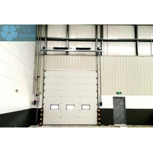 Sectional AC110V 0.376mm Steel Industrial Roll Up Doors