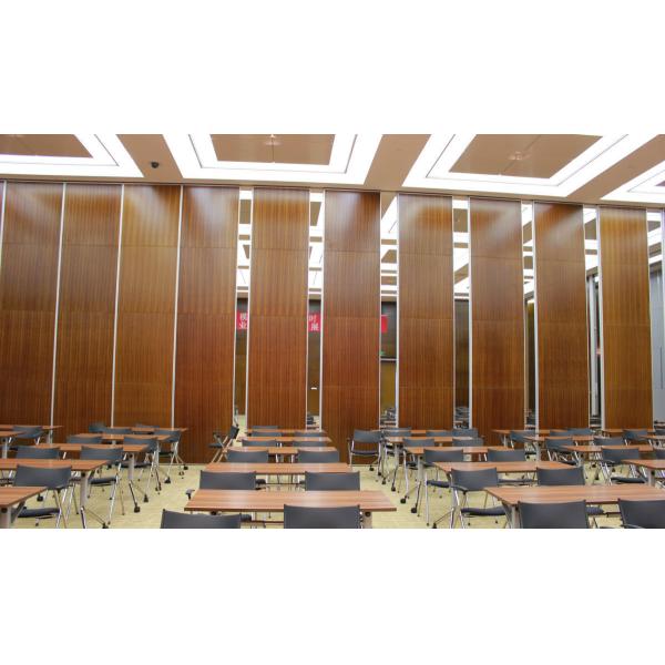 Acoustic Room Dividers Movable Wall Hardware Aluminium Track Folding Partition