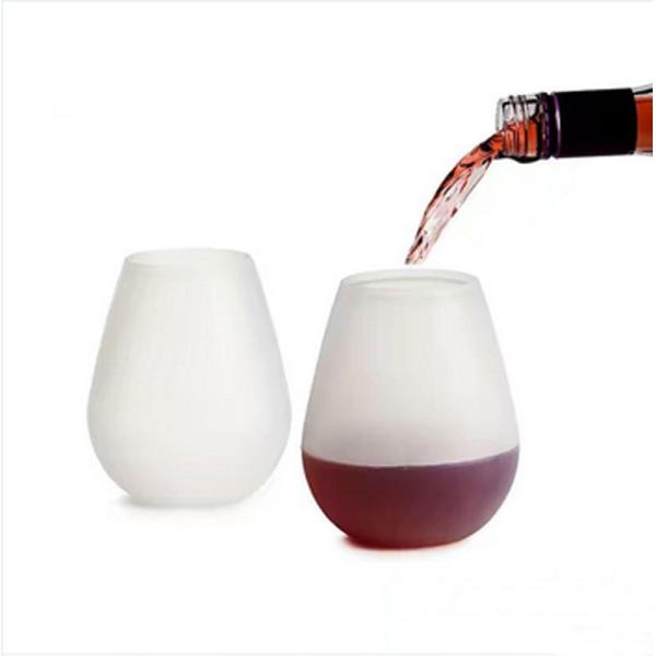 hot selling fashion design BPA free silicone wine cup for drinking ,silicon drinking cup