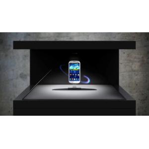 3D Holo Watch Showcase Hologram Pyramid Display 3 Sides 32 inch