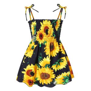 Children's Dress Clothing New Printing Summer Girls' Suspender Dress
