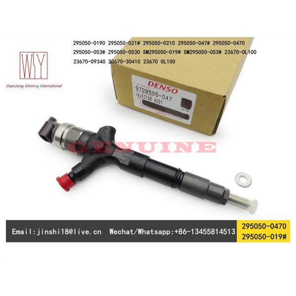 Denso Genuine and New Fuel Injector 295050-047# 295050-0470 295050-019# 295050-021# 295050-053# for 23670-0L100 23670-09