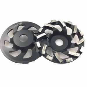 4 Inch Diamond Cup Wheel L Type Angle Grinder Concrete Polishing Wheel
