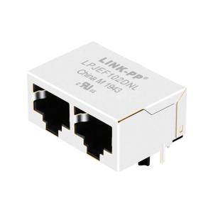 Amphenol 10118061-5001010LF Compatible LINK-PPLPJEF102DNL Tab Down Without LED