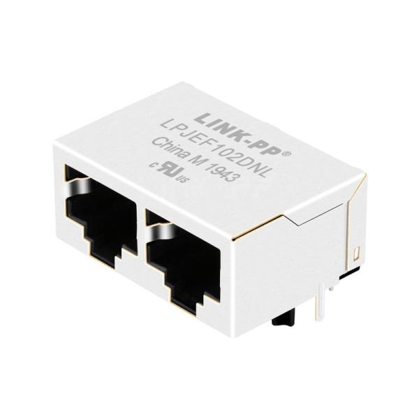 Amphenol 10118061-5001010LF Compatible LINK-PPLPJEF102DNL Tab Down Without LED