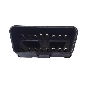 Automobile 24V OBD Car Connector Durable 16 Pin PA66 Brass Material