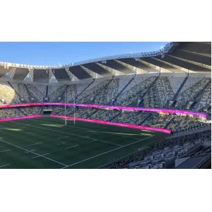 Flame Retardant Outdoor Stadium Perimeter LED Display with 7000nits Brightness