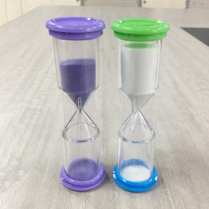 One Minute Five Minute Hourglass Sand Timer Plastic Modern Style