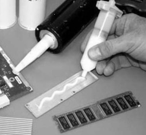 good performance white thermal conductive adhesive TIS580-10 for LED lighting 300ml/1PC