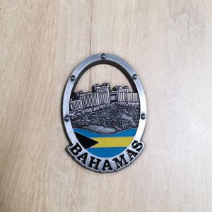 3D Bahamas Zinc Alloy Tourism Custom Fridge Magnets For Refrigerator Decoration