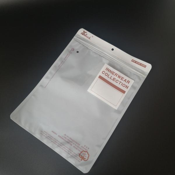 custom wholesale mens /woman underwear garment packaging clear opp/cpp packing poly bag for clothes