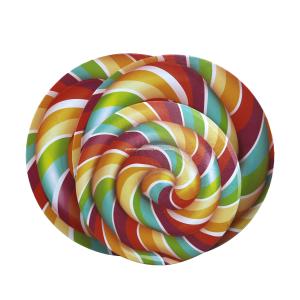 BSCI 4 Inches Rainbow Drums Round Cake Boards