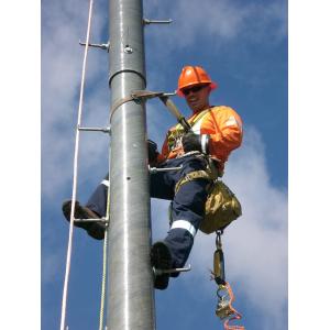 133kv 40ft Galvanised Utility Power Poles With ISO