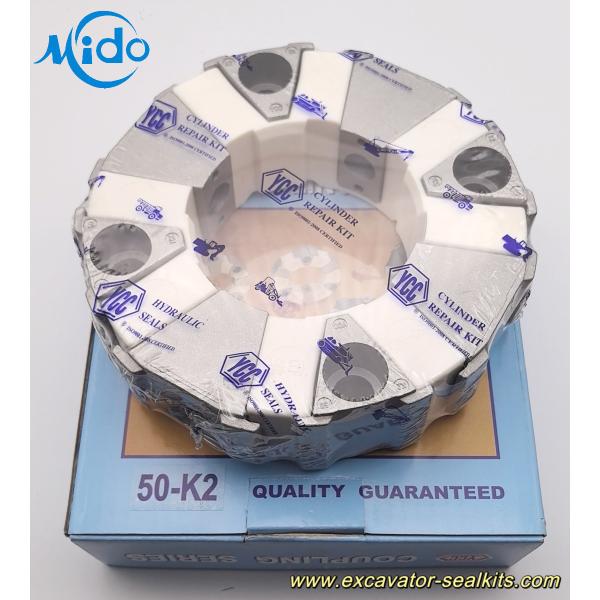 Genuine Taiwan YCC 50-K2 Extraordinary Performance Centaflex Rubber Coupling Suitable For Excavator